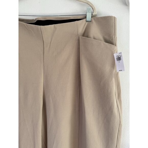 NWT Old Navy High Rise Pixie Wide Leg Pull On Khaki Pants Women’s Size 3X - Picture 3 of 6